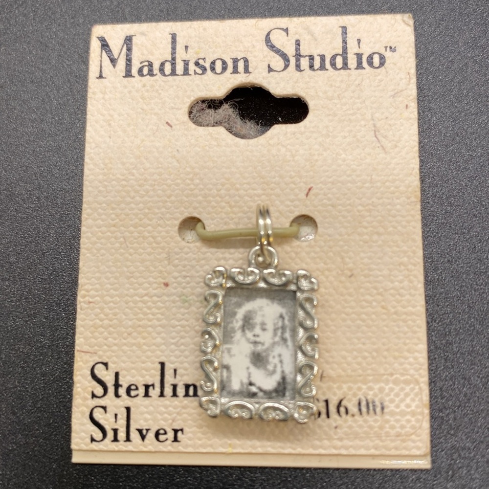 Madison Studio Sterling Silver Picture Frame Charm